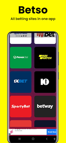 Run android online APK Betso: All betting sites TZ from MyAndroid or emulate Betso: All betting sites TZ using MyAndroid