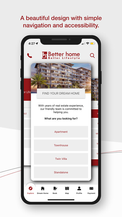 Emulate iPhone app Better Home For Real Estate using MyAndroid Emulate iPhone app Better Home For Real Estate using MyAndroid
