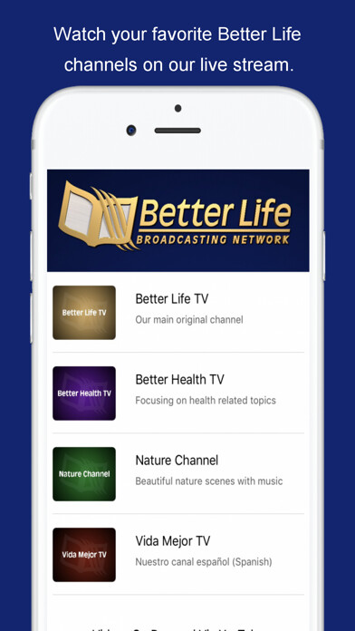 Emulate iPhone app Better Life TV using MyAndroid Emulate iPhone app Better Life TV using MyAndroid