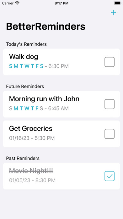 Emulate iPhone app BetterReminders using MyAndroid Emulate iPhone app BetterReminders using MyAndroid