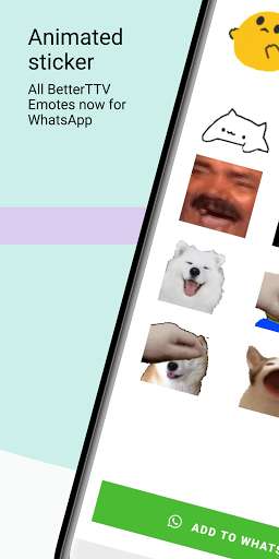 Run android online APK BetterTTV Emotes for WhatsApp - Stickyee from MyAndroid or emulate BetterTTV Emotes for WhatsApp - Stickyee using MyAndroid Run android online APK BetterTTV Emotes for WhatsApp - Stickyee from MyAndroid or emulate BetterTTV Emotes for WhatsApp - Stickyee using MyAndroid
