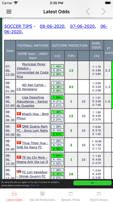 Emulate iPhone app Betting 9ja Soccer Predictions using MyAndroid Emulate iPhone app Betting 9ja Soccer Predictions using MyAndroid