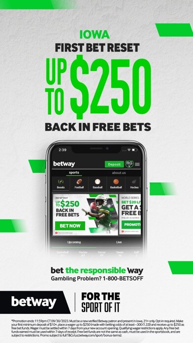 Emulate iPhone app Betway IA: Sports Betting using MyAndroid