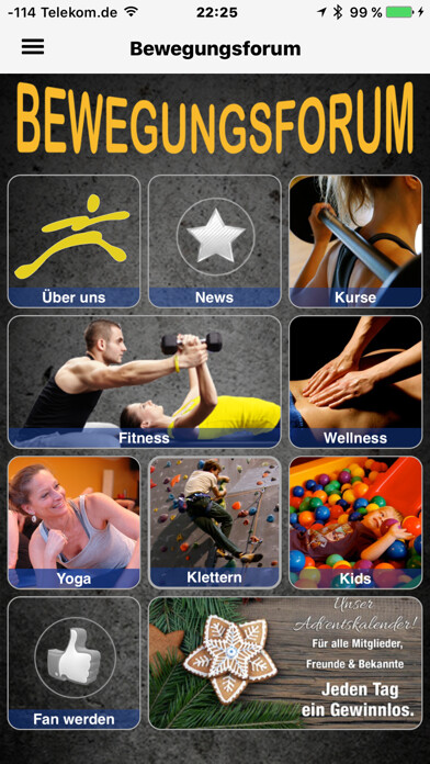 Emulate iPhone app Bewegungsforum Nieder-Olm using MyAndroid