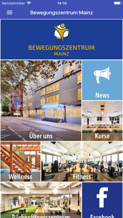 Emulate iPhone app Bewegungszentrum Mainz using MyAndroid Emulate iPhone app Bewegungszentrum Mainz using MyAndroid