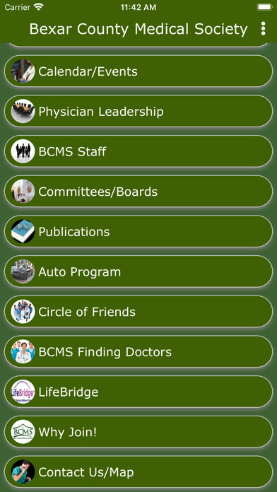 Emulate iPhone app Bexar County Medical Society using MyAndroid Emulate iPhone app Bexar County Medical Society using MyAndroid