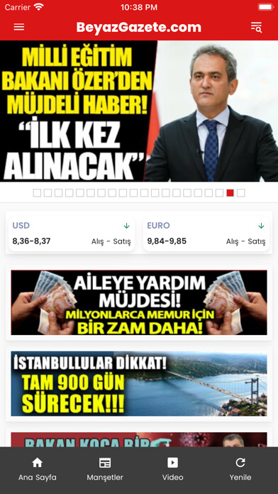 Emulate iPhone app Beyaz Gazete using MyAndroid Emulate iPhone app Beyaz Gazete using MyAndroid
