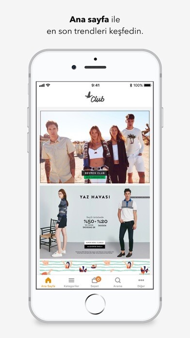 Emulate iPhone app Beymen Club using MyAndroid