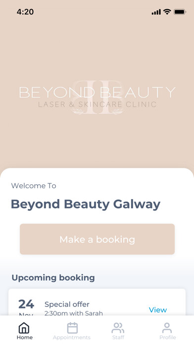 Emulate iPhone app Beyond Beauty Galway using MyAndroid Emulate iPhone app Beyond Beauty Galway using MyAndroid