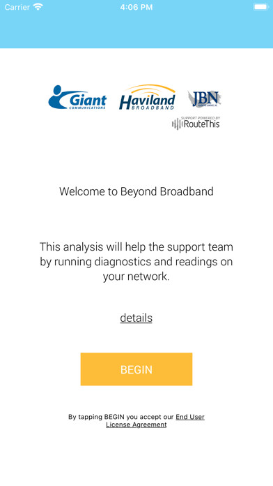 Emulate iPhone app Beyond Broadband using MyAndroid Emulate iPhone app Beyond Broadband using MyAndroid