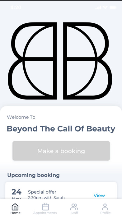 Emulate iPhone app Beyond The Call Of Beauty using MyAndroid