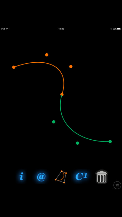Emulate iPhone app Bezier using MyAndroid