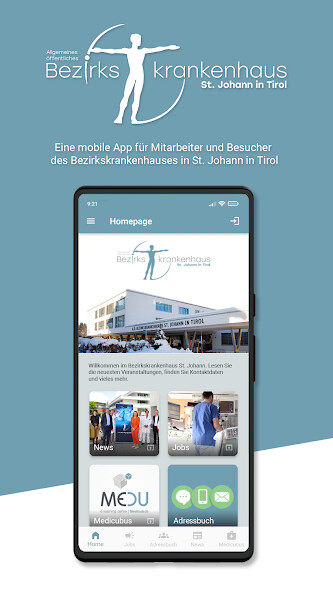 Run android online APK Bezirkskrankenhaus St. Johann from MyAndroid or emulate Bezirkskrankenhaus St. Johann using MyAndroid Run android online APK Bezirkskrankenhaus St. Johann from MyAndroid or emulate Bezirkskrankenhaus St. Johann using MyAndroid