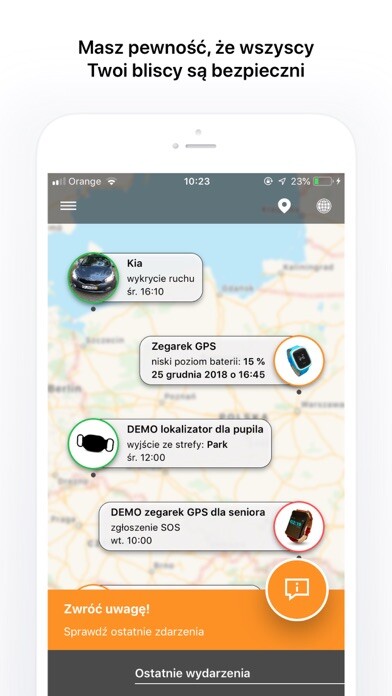Emulate iPhone app Bezpieczna Rodzina PRO using MyAndroid