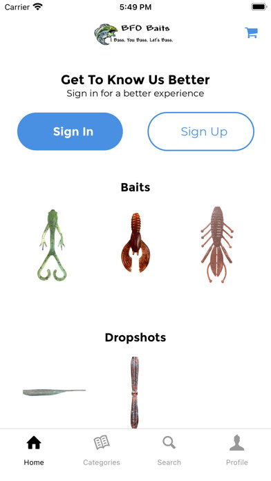 Emulate iPhone app BFO Baits using MyAndroid Emulate iPhone app BFO Baits using MyAndroid