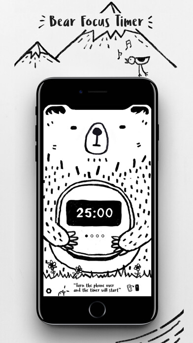 Emulate iPhone app BFT - Bear Focus Timer using MyAndroid