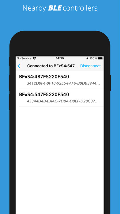 Emulate iPhone app BFx Smart Controller using MyAndroid