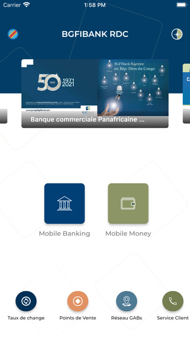 Emulate iPhone app BGFIMobile RDCongo using MyAndroid Emulate iPhone app BGFIMobile RDCongo using MyAndroid