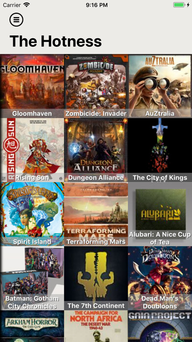 Emulate iPhone app BGG BoardGames Information using MyAndroid Emulate iPhone app BGG BoardGames Information using MyAndroid