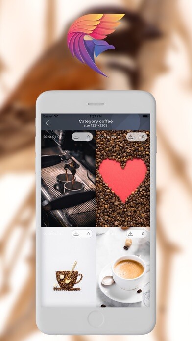 Emulate iPhone app BG HD خلفيات using MyAndroid