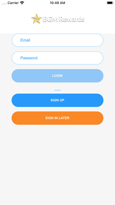 Emulate iPhone app BGM Rewards using MyAndroid Emulate iPhone app BGM Rewards using MyAndroid