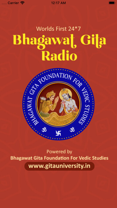 Emulate iPhone app Bhagwat Gita Radio using MyAndroid Emulate iPhone app Bhagwat Gita Radio using MyAndroid