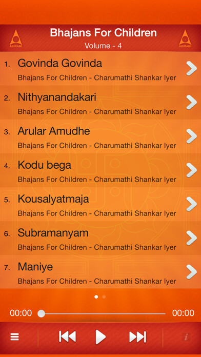 Emulate iPhone app Bhajans For Kids Vol04 using MyAndroid Emulate iPhone app Bhajans For Kids Vol04 using MyAndroid