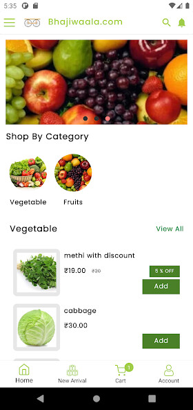 Run android online APK Bhajiwaala.com from MyAndroid or emulate Bhajiwaala.com using MyAndroid