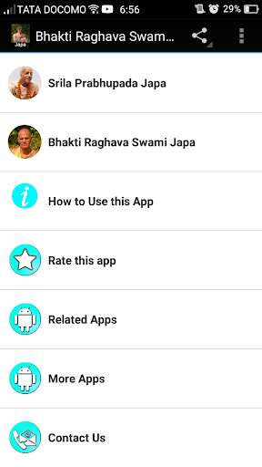 Run android online APK Bhakti Raghava Swami Japa from MyAndroid or emulate Bhakti Raghava Swami Japa using MyAndroid