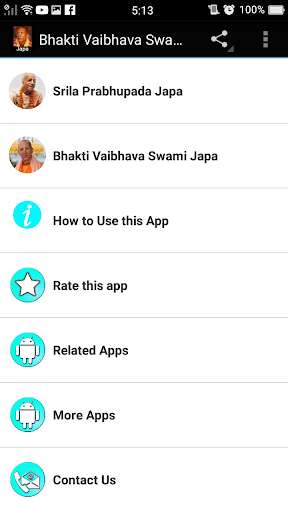 Run android online APK Bhakti Vaibhava Swami Japa from MyAndroid or emulate Bhakti Vaibhava Swami Japa using MyAndroid