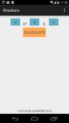 Emulate Android APK Bhaskara Calculator V3