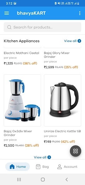 Run android online APK bhavyaKART Online Shopping App from MyAndroid or emulate bhavyaKART Online Shopping App using MyAndroid