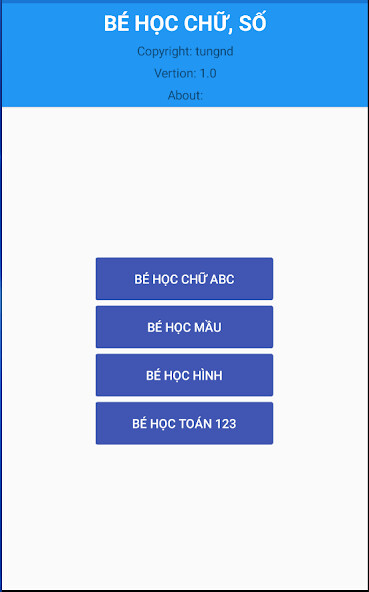 Run android online APK Bé học chữ, số, toán ABC 123 from MyAndroid or emulate Bé học chữ, số, toán ABC 123 using MyAndroid