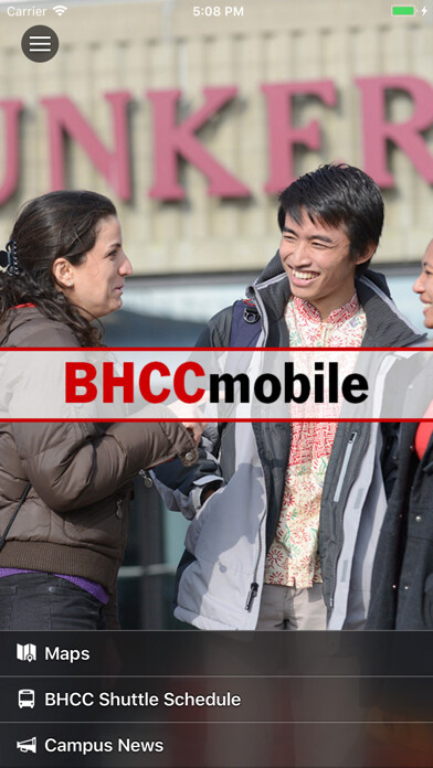 Emulate iPhone app BHCC Mobile using MyAndroid Emulate iPhone app BHCC Mobile using MyAndroid