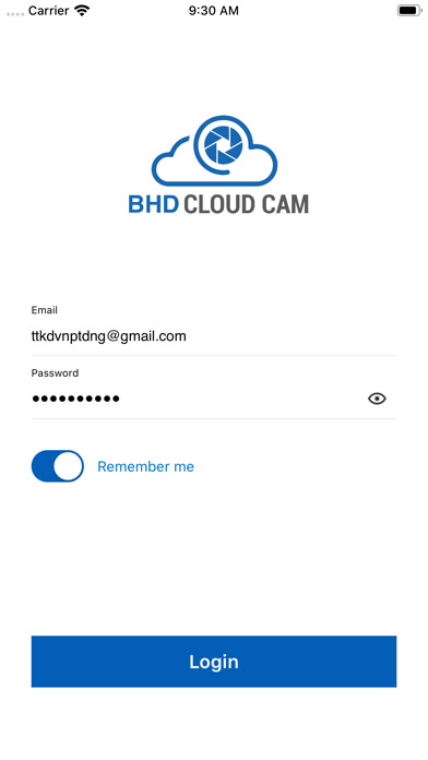 Emulate iPhone app BHD Cloud Cam using MyAndroid