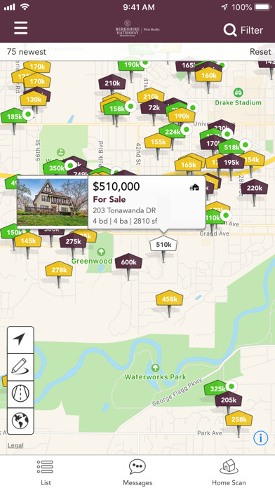 Emulate iPhone app BHHS First Realty Home Search using MyAndroid Emulate iPhone app BHHS First Realty Home Search using MyAndroid