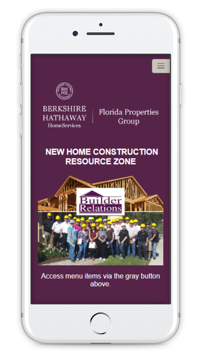 Emulate iPhone app BHHS FPG NEW HOMES RESOURCE using MyAndroid