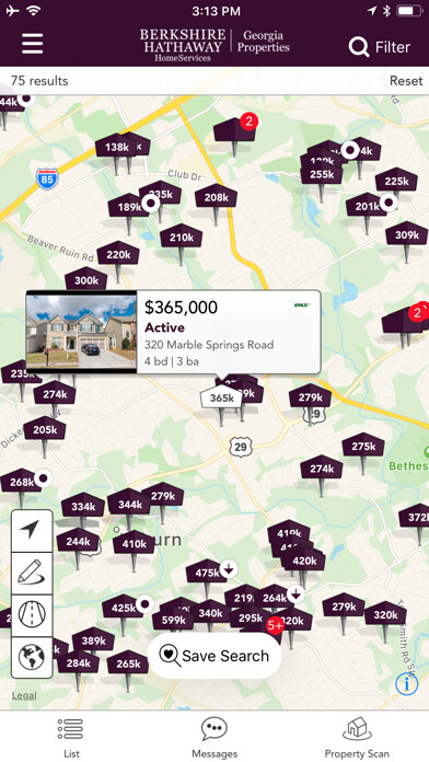 Emulate iPhone app BHHS Georgia Properties using MyAndroid Emulate iPhone app BHHS Georgia Properties using MyAndroid