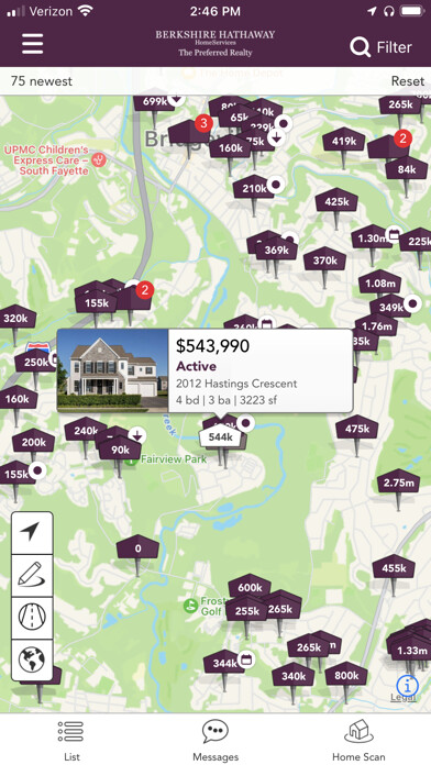 Emulate iPhone app BHHS The Preferred Realty using MyAndroid Emulate iPhone app BHHS The Preferred Realty using MyAndroid
