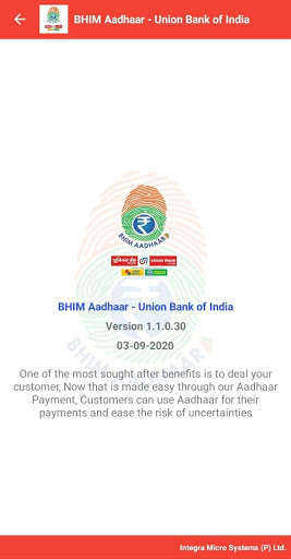 Run android online APK BHIM Aadhaar - Union Bank Of India from MyAndroid or emulate BHIM Aadhaar - Union Bank Of India using MyAndroid