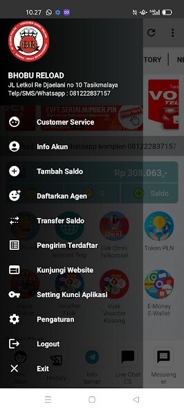Run android online APK BHOBU RELOAD SERVER PULSA from MyAndroid or emulate BHOBU RELOAD SERVER PULSA using MyAndroid Run android online APK BHOBU RELOAD SERVER PULSA from MyAndroid or emulate BHOBU RELOAD SERVER PULSA using MyAndroid