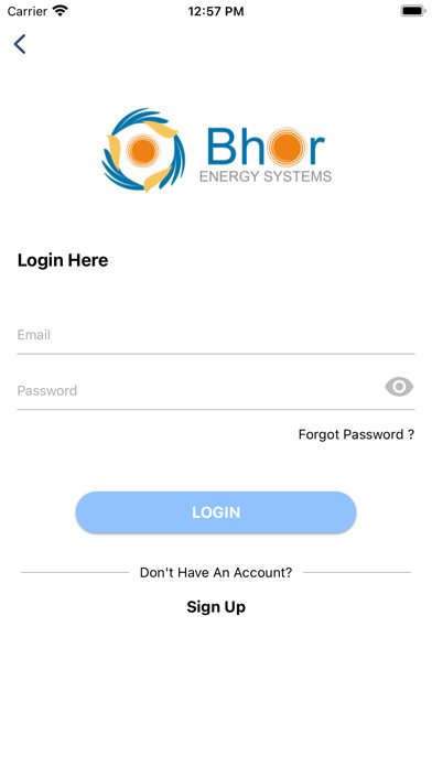 Emulate iPhone app Bhor Energy Systems using MyAndroid Emulate iPhone app Bhor Energy Systems using MyAndroid