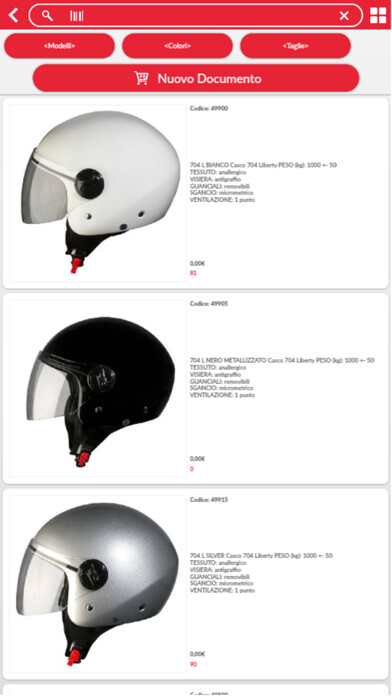 Emulate iPhone app BHR Helmets catalogo caschi using MyAndroid Emulate iPhone app BHR Helmets catalogo caschi using MyAndroid