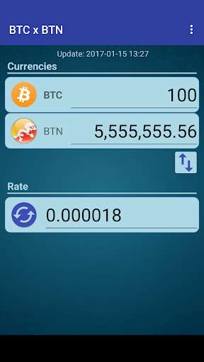 Run android online APK Bhutanese Ngultrum to Bitcoin from MyAndroid or emulate Bhutanese Ngultrum to Bitcoin using MyAndroid