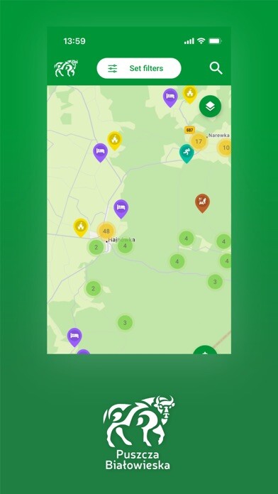 Emulate iPhone app Bialowieza Forest Trails using MyAndroid Emulate iPhone app Bialowieza Forest Trails using MyAndroid