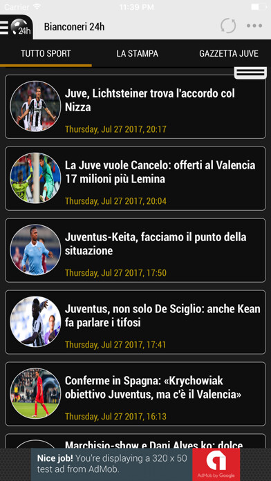 Run android online APK Bianconeri 24h from MyAndroid or emulate Bianconeri 24h using MyAndroid