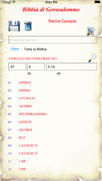 Emulate iPhone app Bibbia di Gerusalemme using MyAndroid Emulate iPhone app Bibbia di Gerusalemme using MyAndroid
