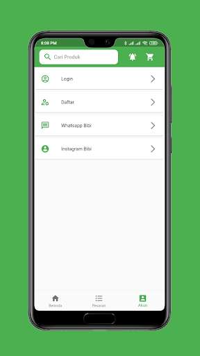 Run android online APK Bibi Sayur Online from MyAndroid or emulate Bibi Sayur Online using MyAndroid