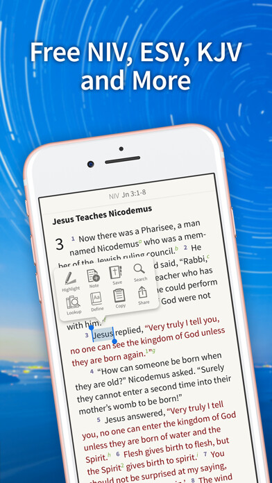 Emulate iPhone app Bible App - Read & Study Daily using MyAndroid