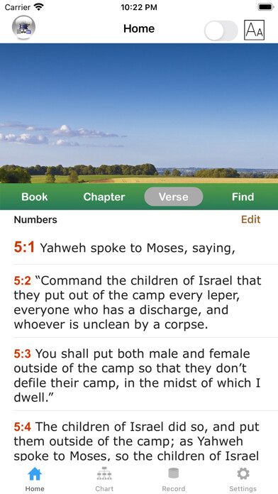 Emulate iPhone app Bible Chart for Daily Reading using MyAndroid Emulate iPhone app Bible Chart for Daily Reading using MyAndroid